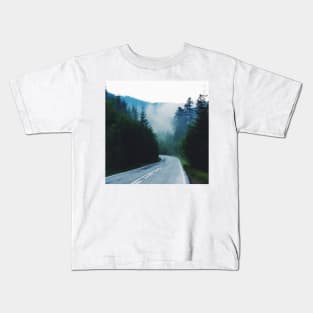 Foggy Mountain Road Kids T-Shirt